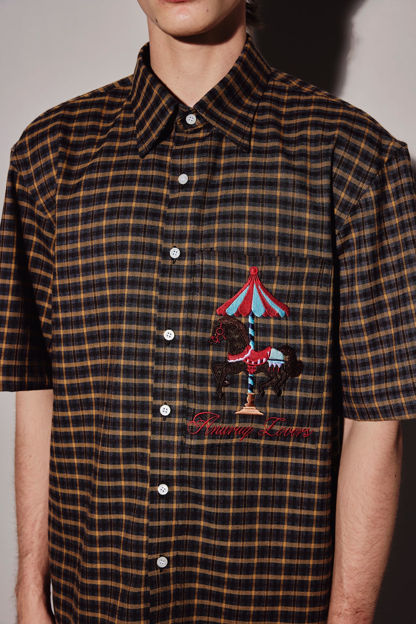 CHOCOLATE PLAID SHIRT