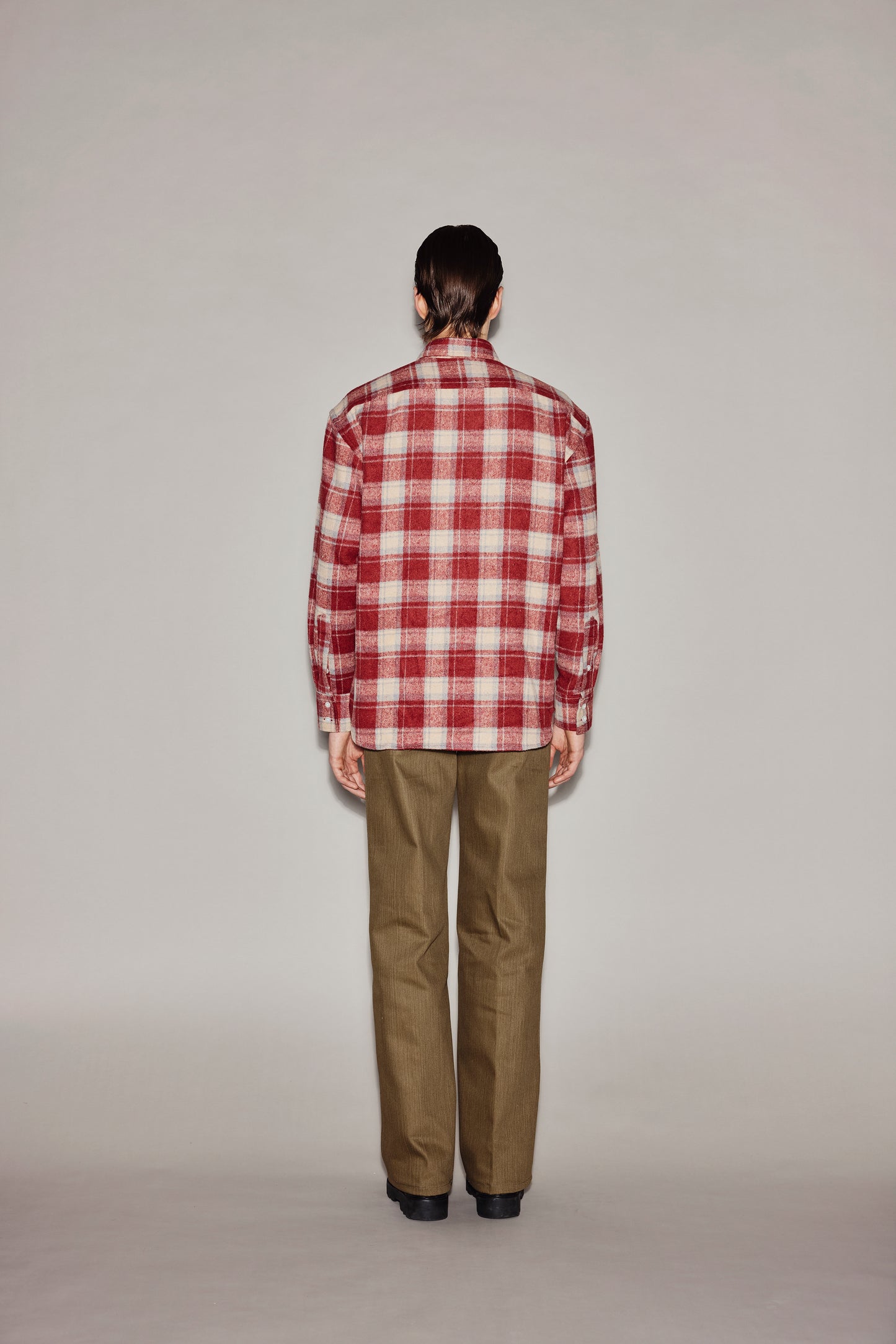 RED PLAID HORSE SHIRT