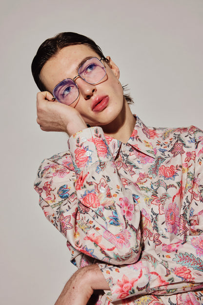 ORIENTAL FLORALS SHIRT