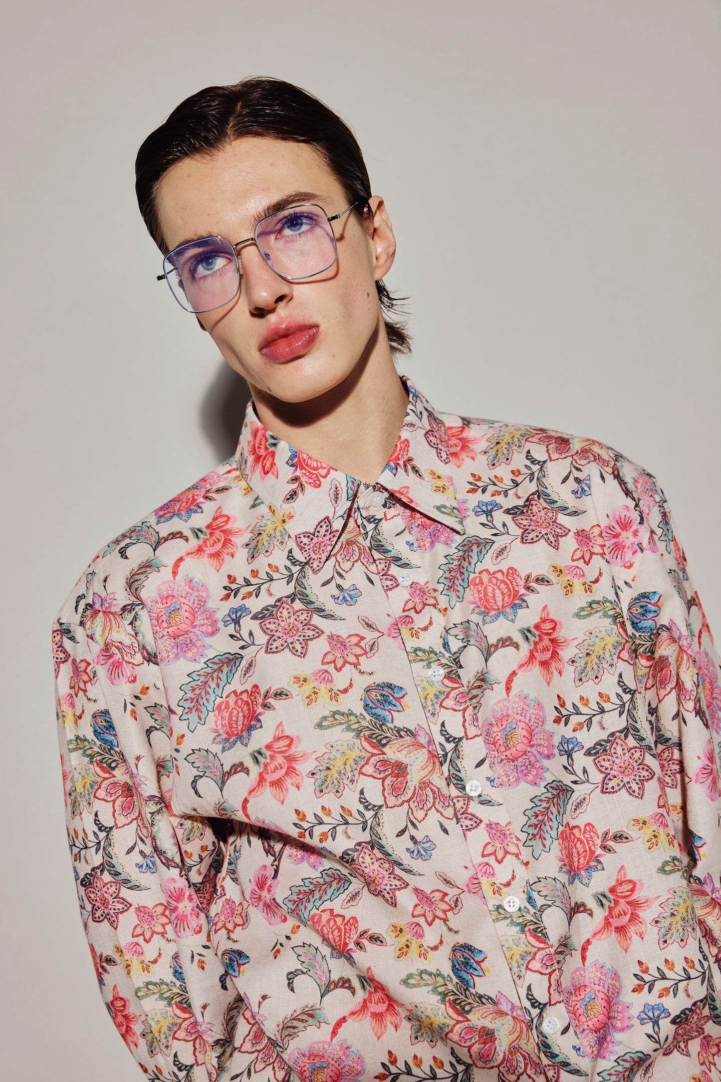 ORIENTAL FLORALS SHIRT