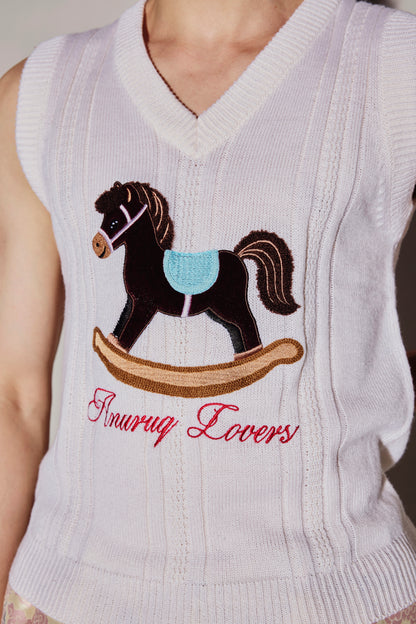 ROCKING HORSE KNIT TEE