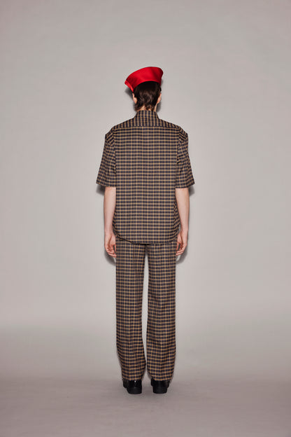 CHOCOLATE PLAID SHIRT