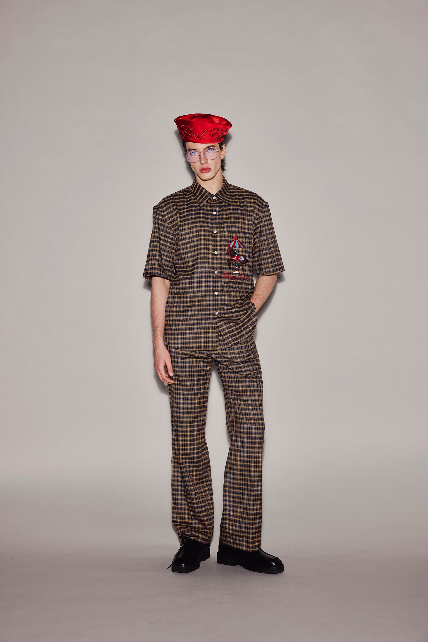 CHOCOLATE PLAID SHIRT