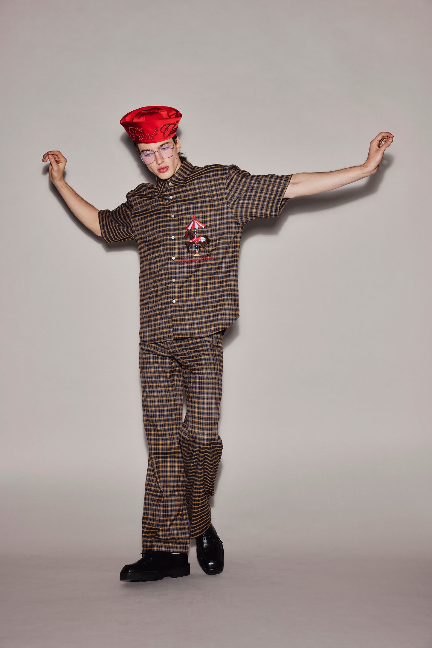 CHOCOLATE PLAID SHIRT