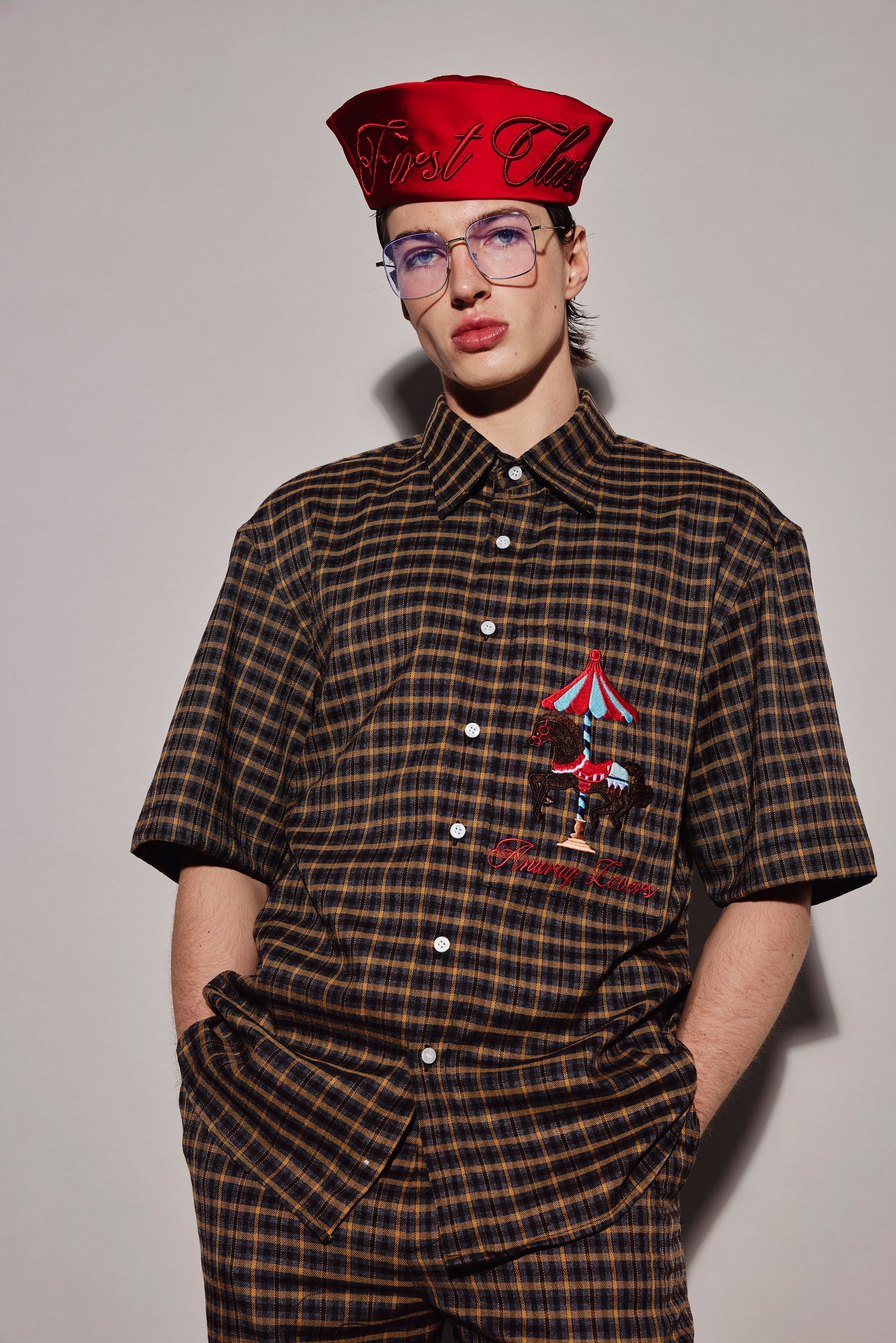 CHOCOLATE PLAID SHIRT