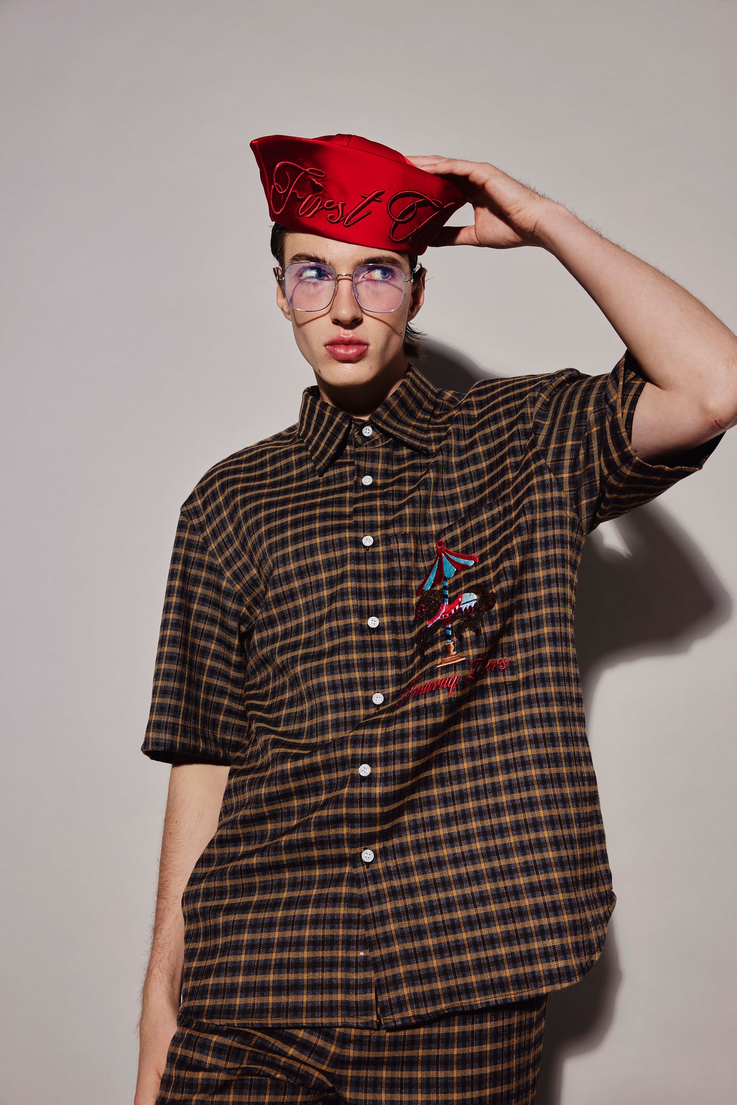 CHOCOLATE PLAID SHIRT