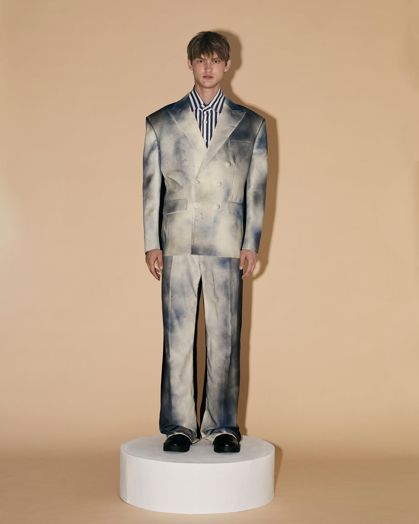 B&W GRADATION JACKET SUIT