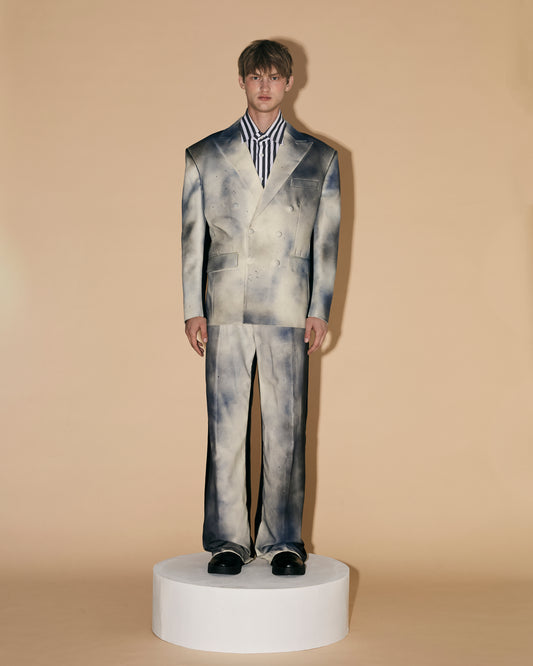 B&W GRADATION JACKET SUIT