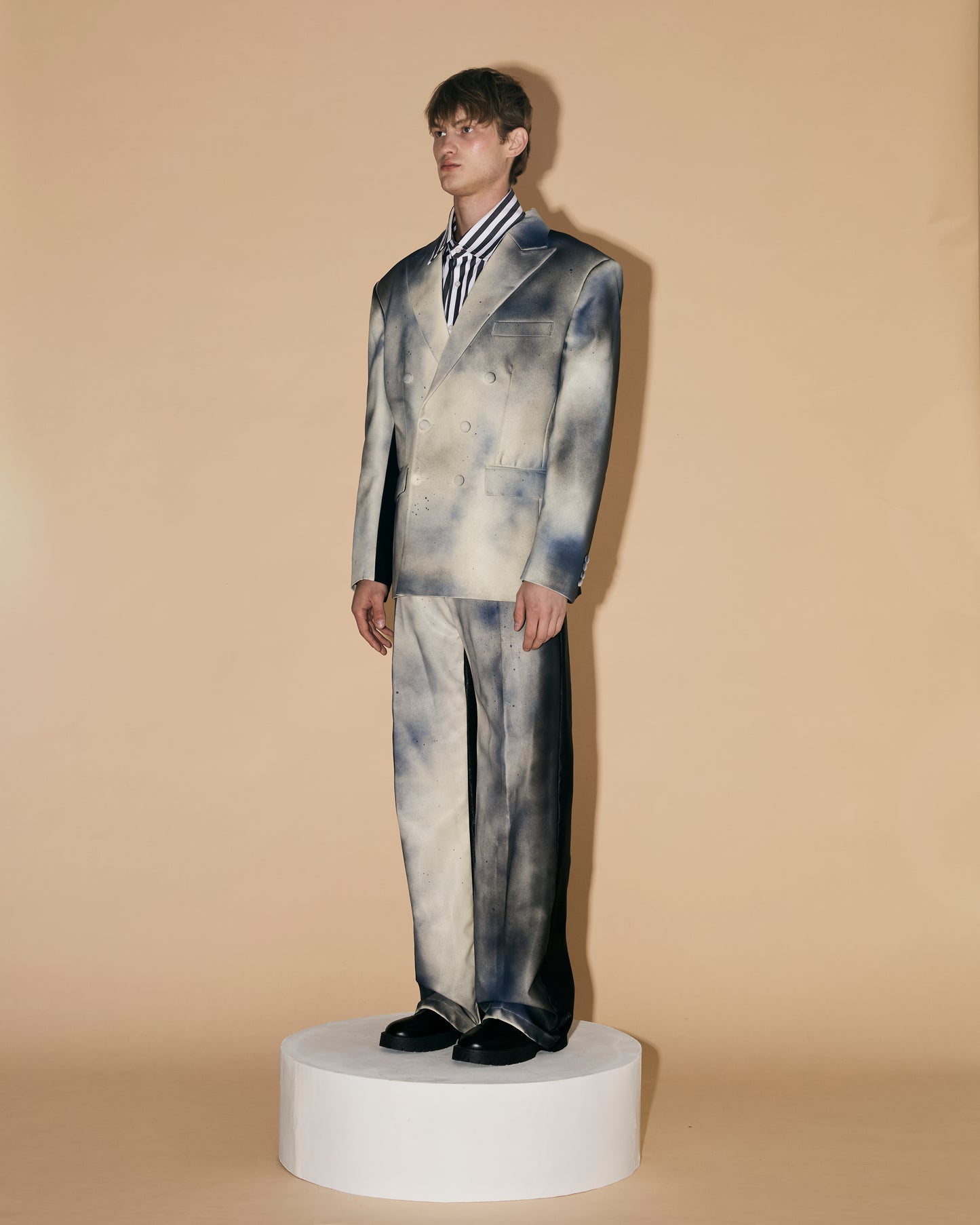B&W GRADATION JACKET SUIT