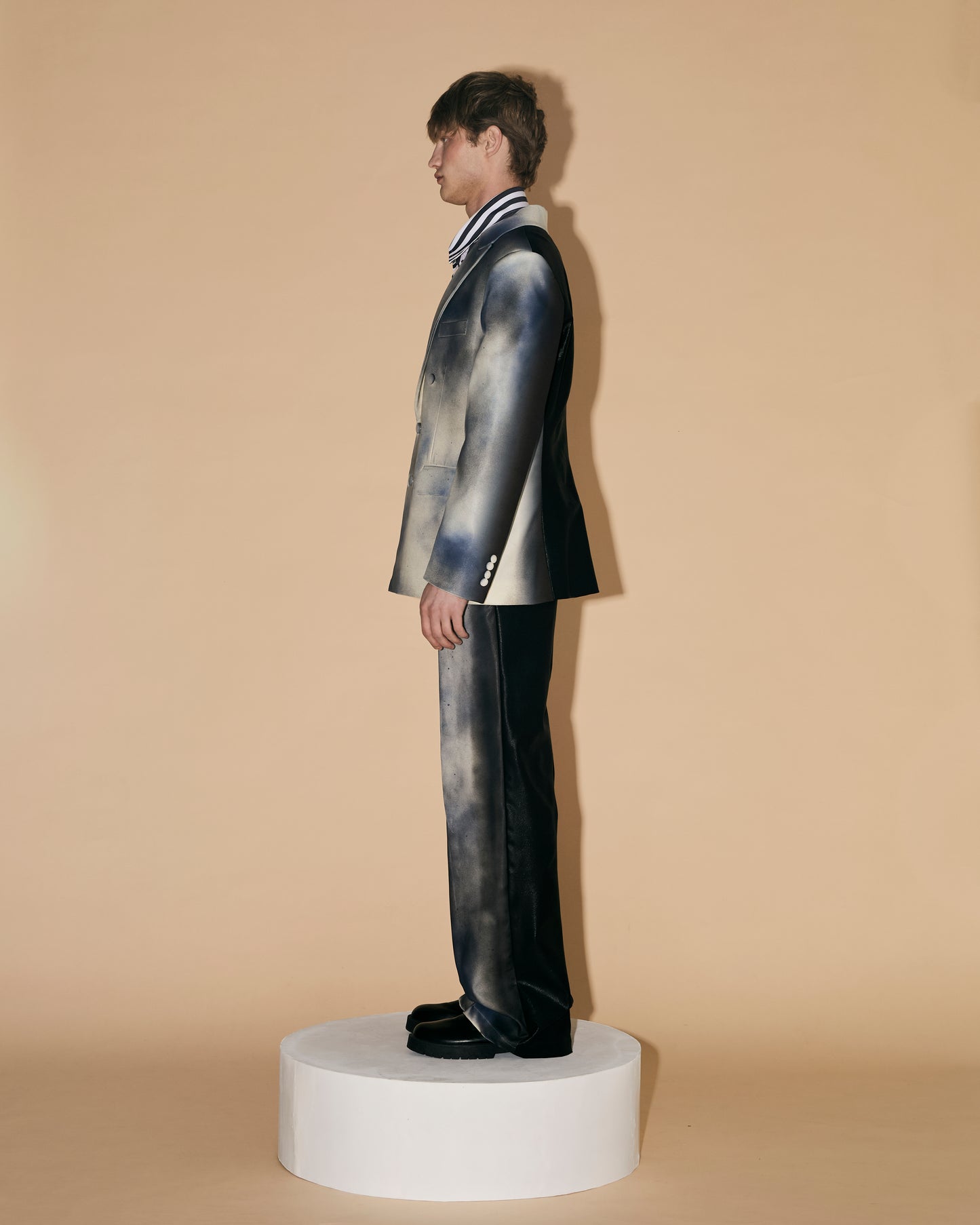 B&W GRADATION JACKET SUIT