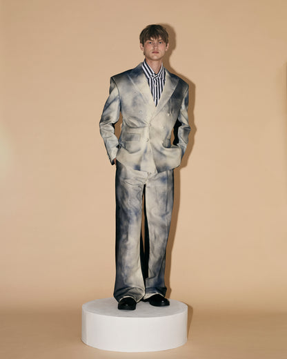 B&W GRADATION JACKET SUIT