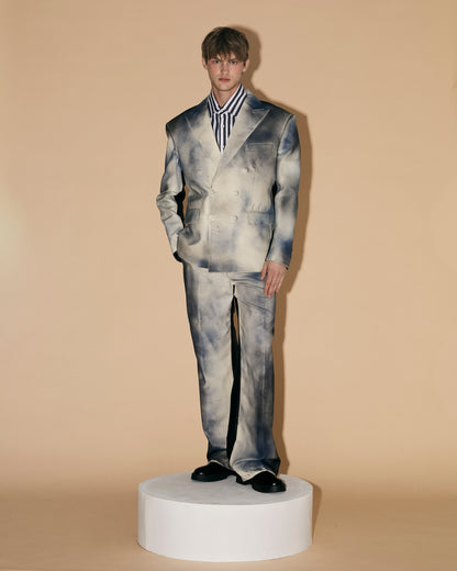 B&W GRADATION JACKET SUIT