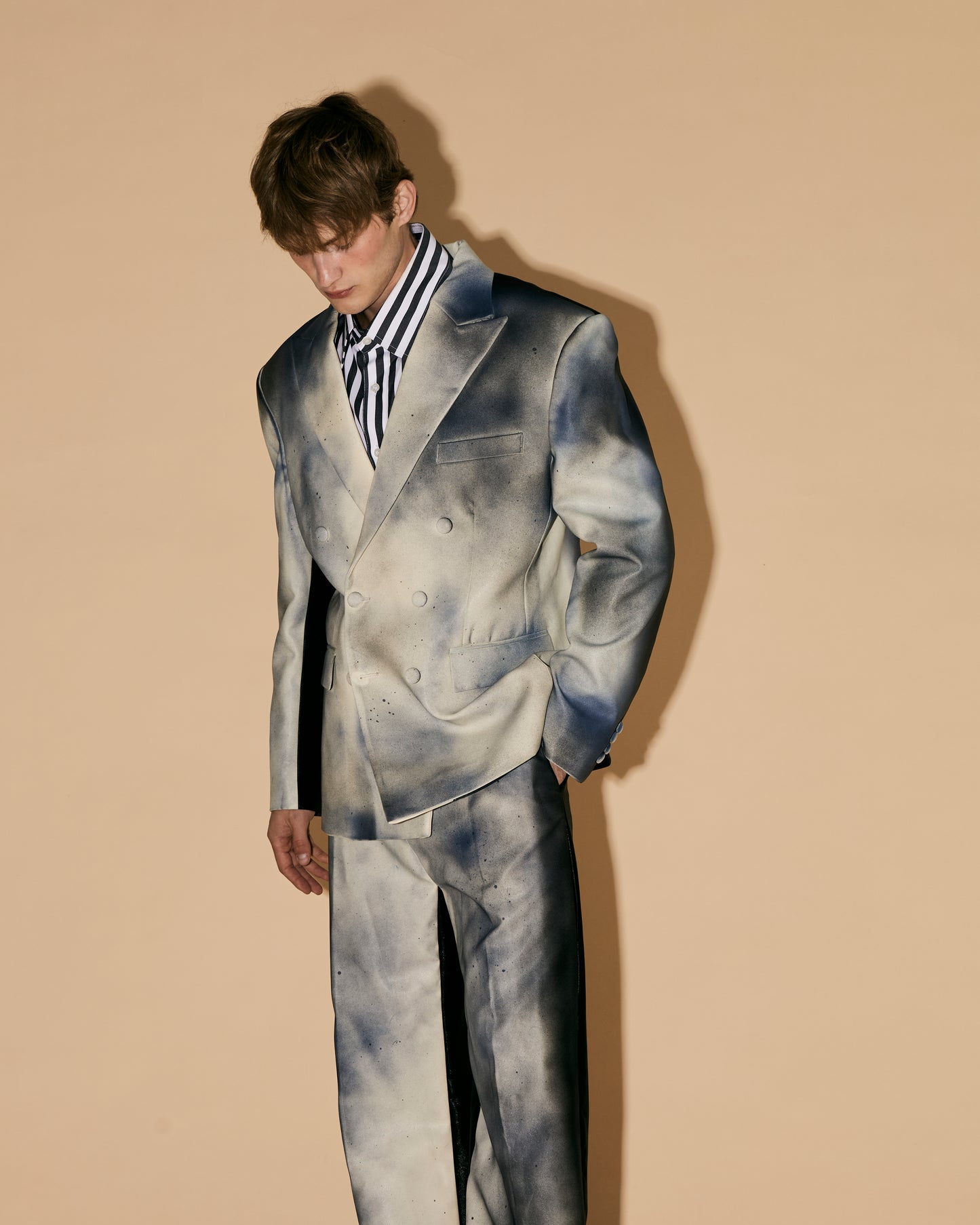 B&W GRADATION JACKET SUIT