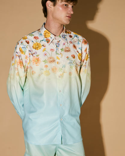 BLUE GRADATION SHIRT