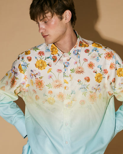 BLUE GRADATION SHIRT