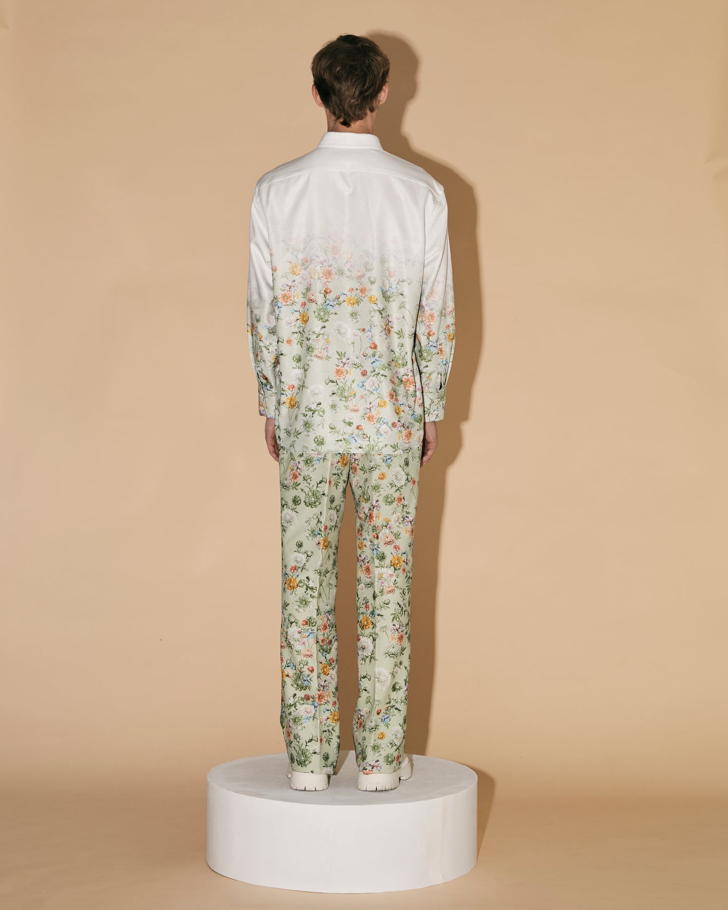 FLORAL GRADATION POLO SHIRT