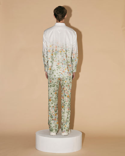 FLORAL GRADATION POLO SHIRT