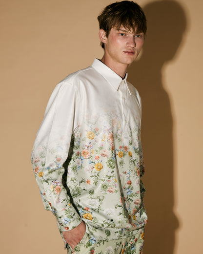 FLORAL GRADATION POLO SHIRT