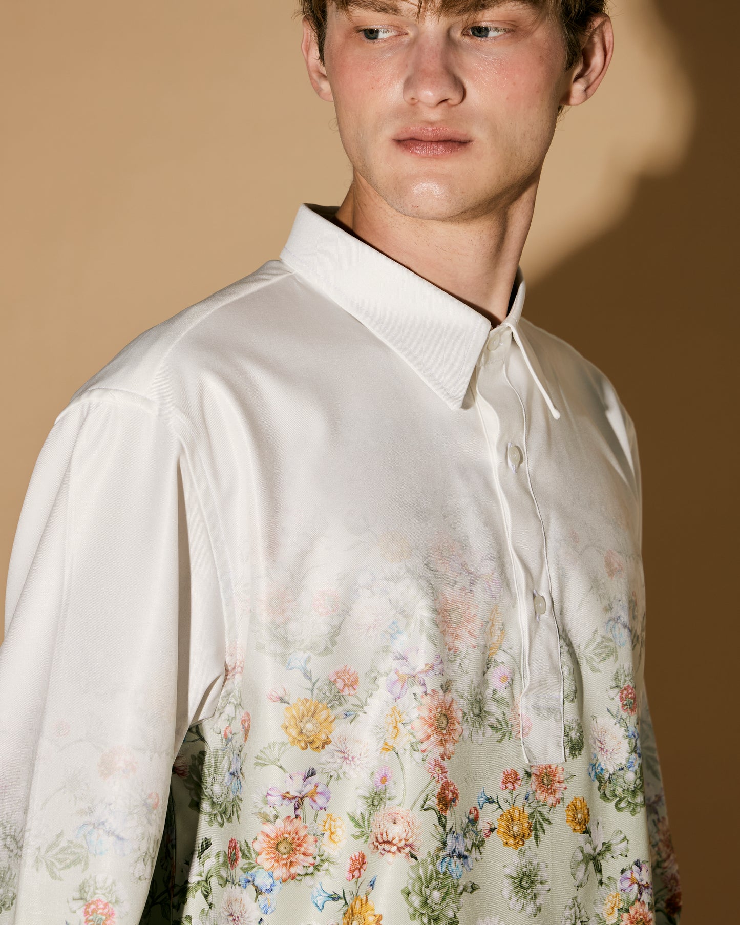 FLORAL GRADATION POLO SHIRT