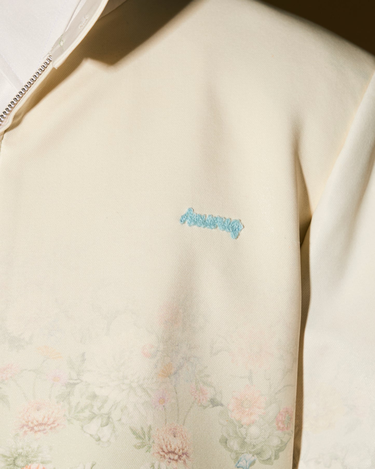 GREEN FLORAL GRADATION JACKET