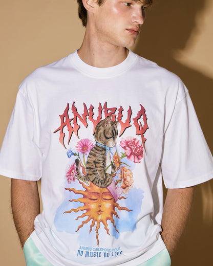 CAT ON THE SUN T-SHIRT