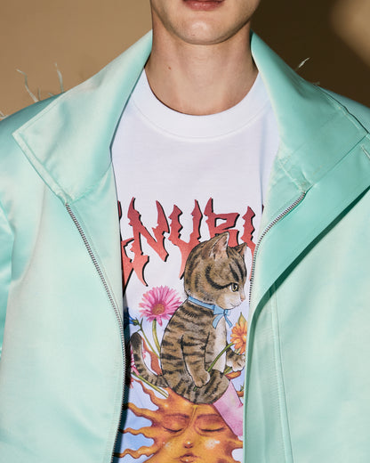 MINT OSTRIC FEATHER JACKET