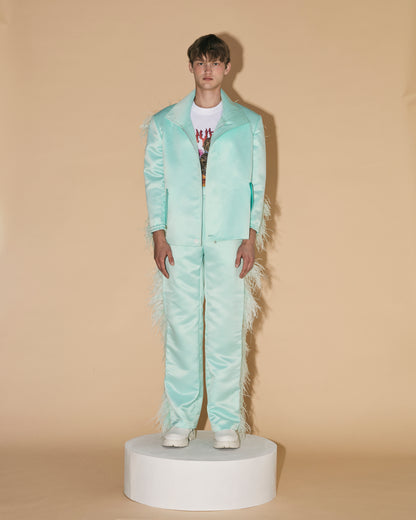 MINT OSTRIC FEATHER JACKET