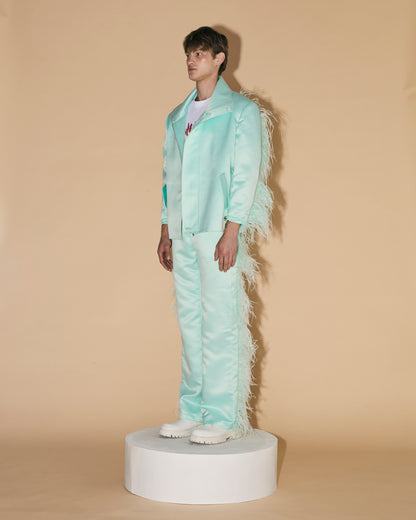 MINT OSTRIC FEATHER JACKET