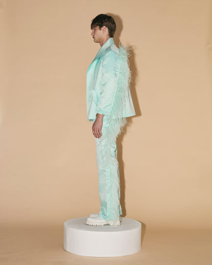 MINT OSTRIC FEATHER JACKET