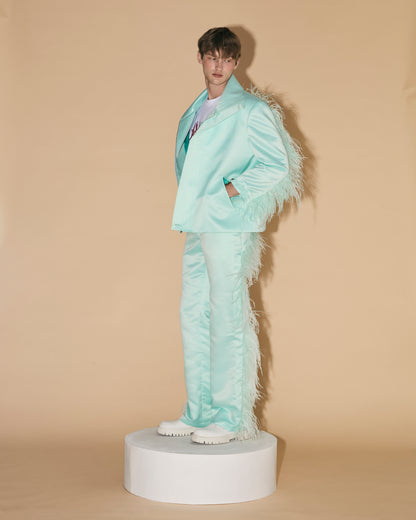 MINT OSTRIC FEATHER JACKET