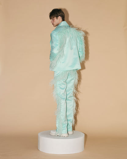 MINT OSTRIC FEATHER JACKET