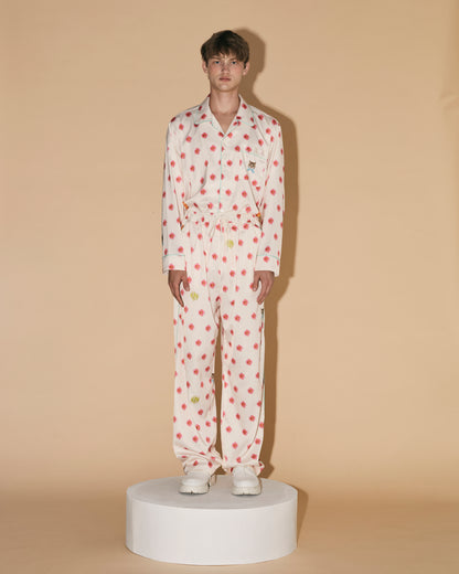 FLOWERS DOT PAJAMAS PANTS