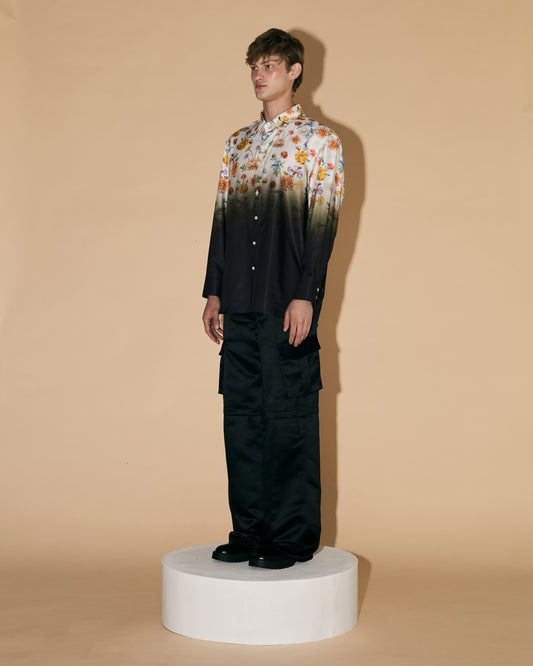 BLACK GRADATION SHIRT