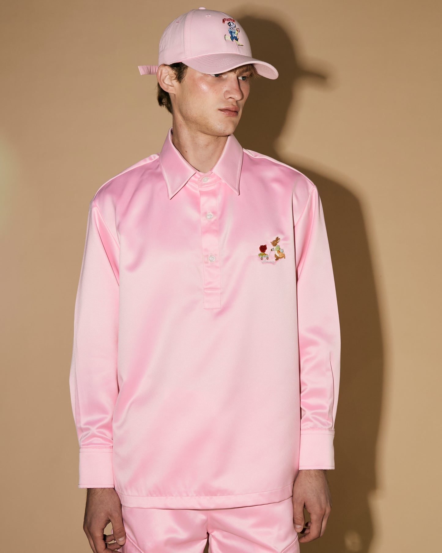 PINK RABBIT POLO SHIRT