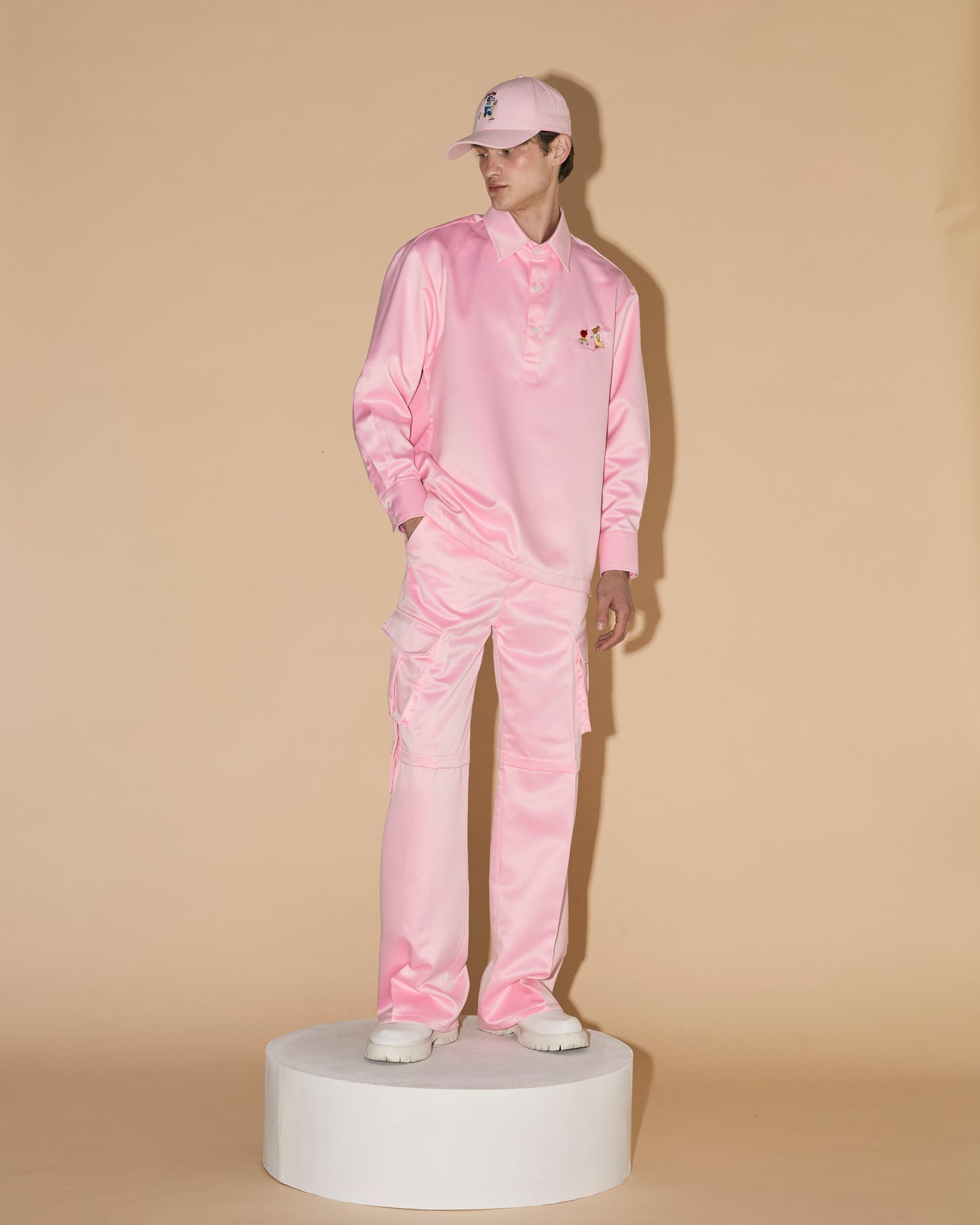 PINK RABBIT POLO SHIRT