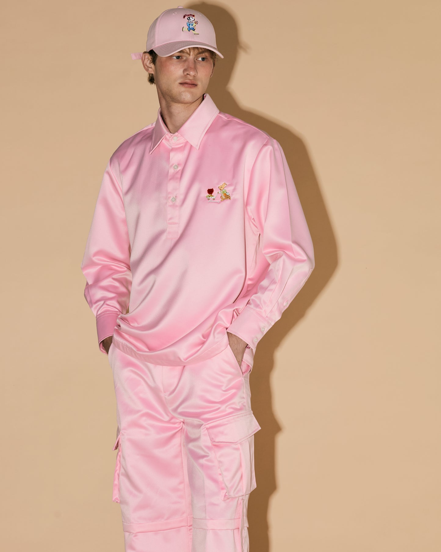 PINK RABBIT POLO SHIRT