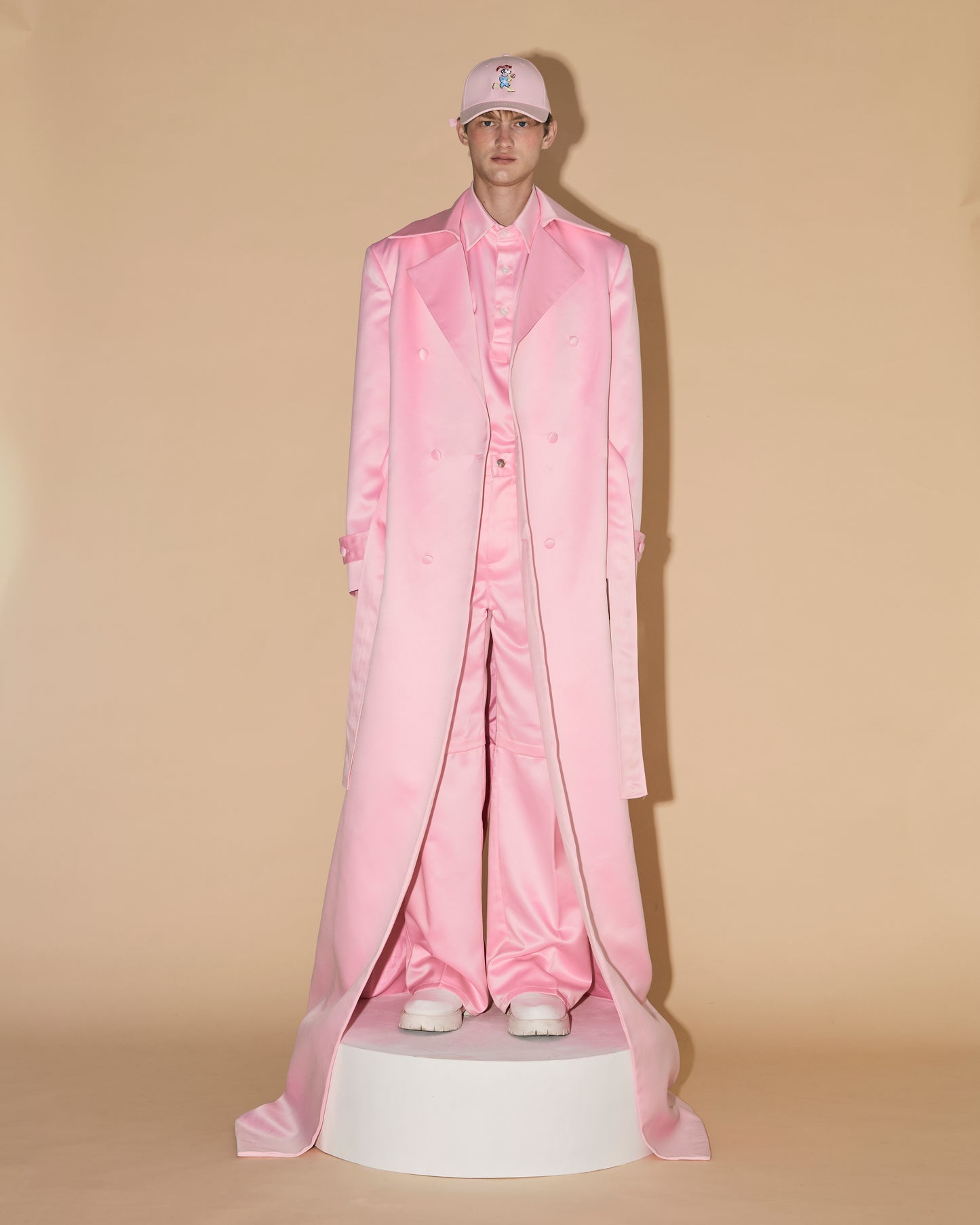 PINK LONG COAT