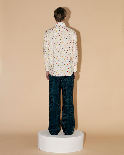 MULTI POLKA DOT SHIRT