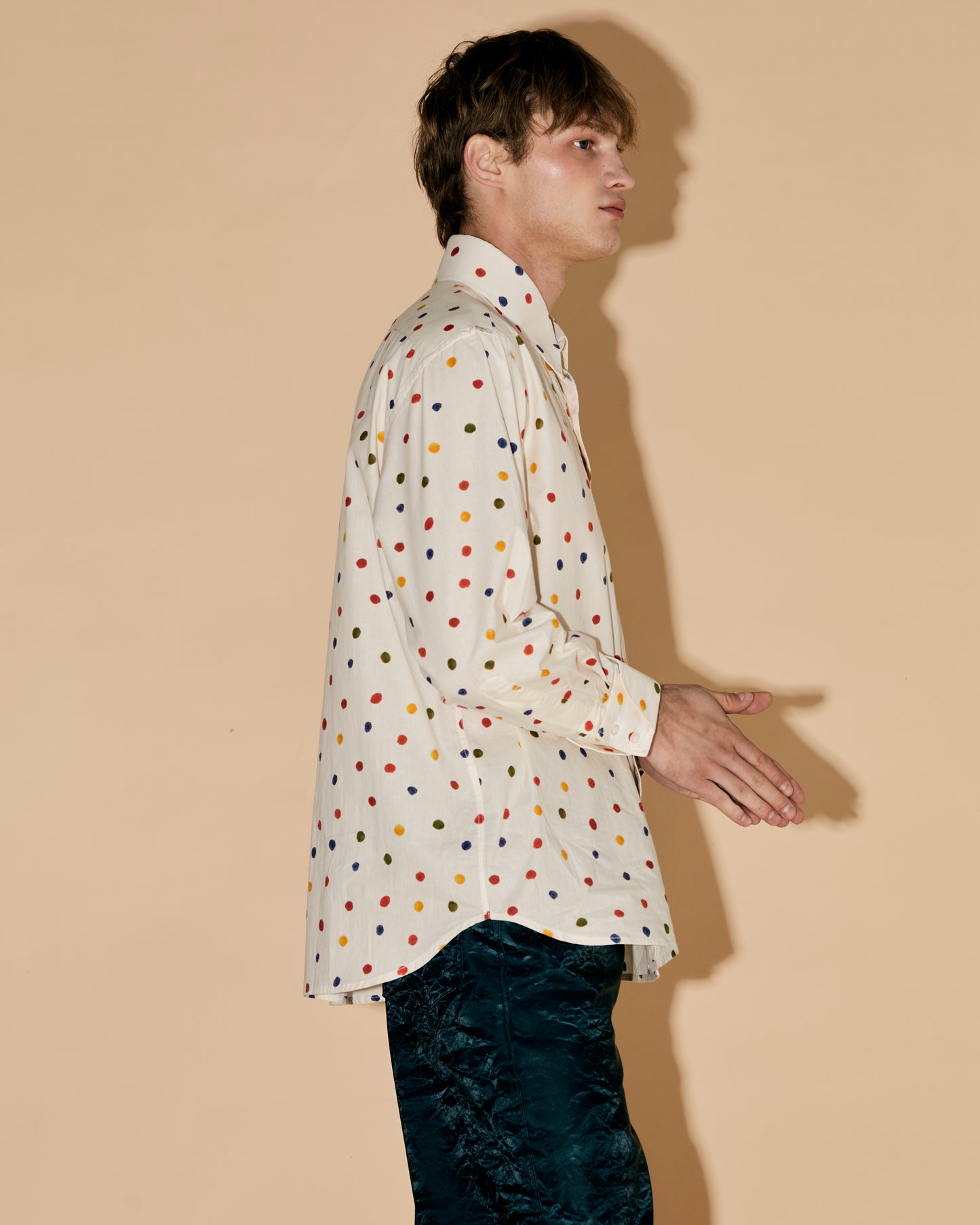 MULTI POLKA DOT SHIRT