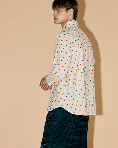 MULTI POLKA DOT SHIRT
