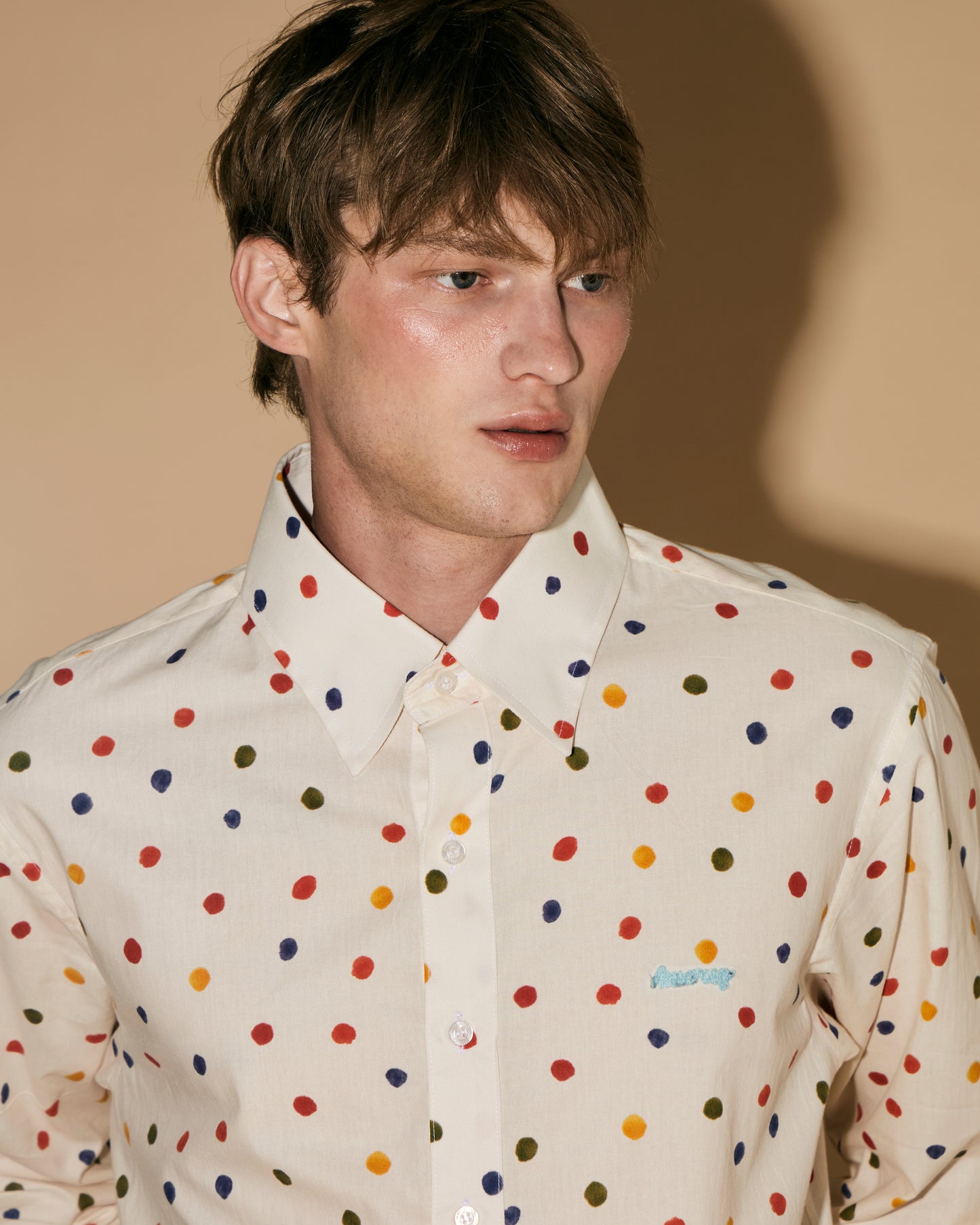 MULTI POLKA DOT SHIRT