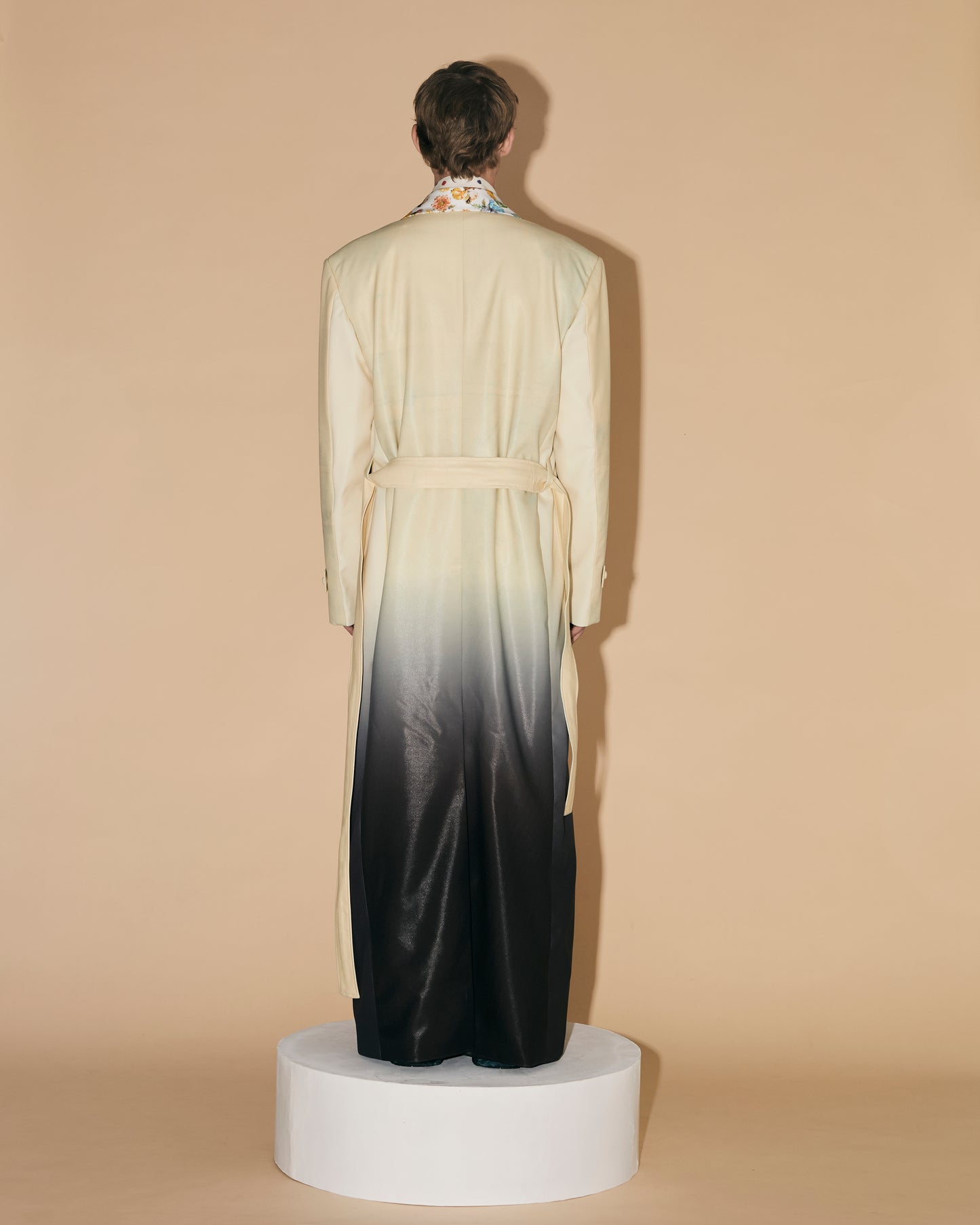 FLORALS GRADATION LONG COAT