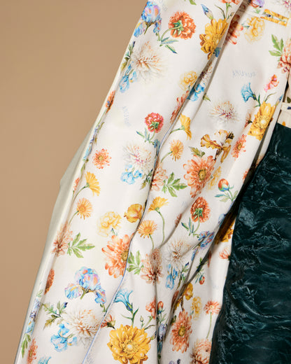 FLORALS GRADATION LONG COAT