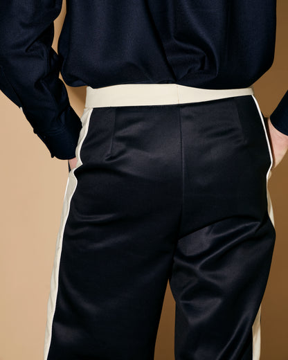 NAVY GRADATION PANTS