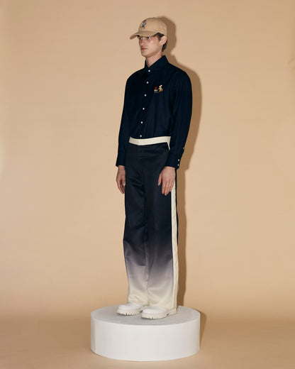 NAVY GRADATION PANTS