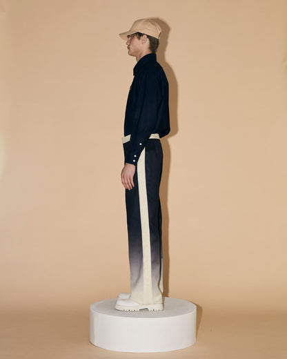 NAVY GRADATION PANTS