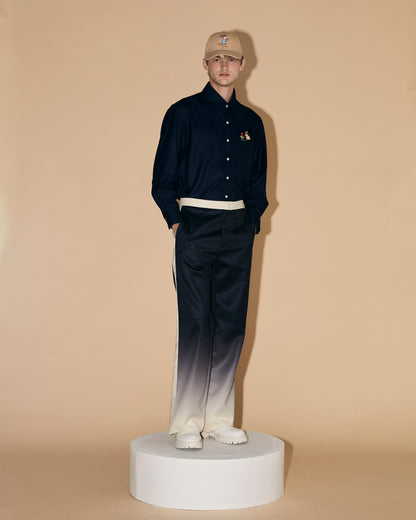 NAVY GRADATION PANTS