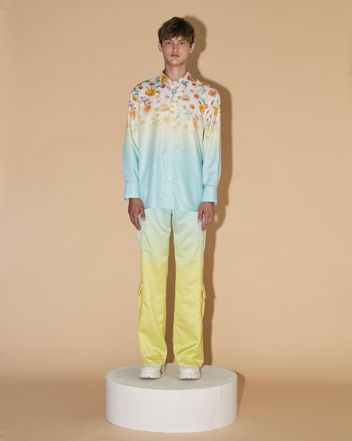 BLUE GRADATION SHIRT