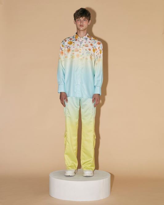 BLUE GRADATION SHIRT