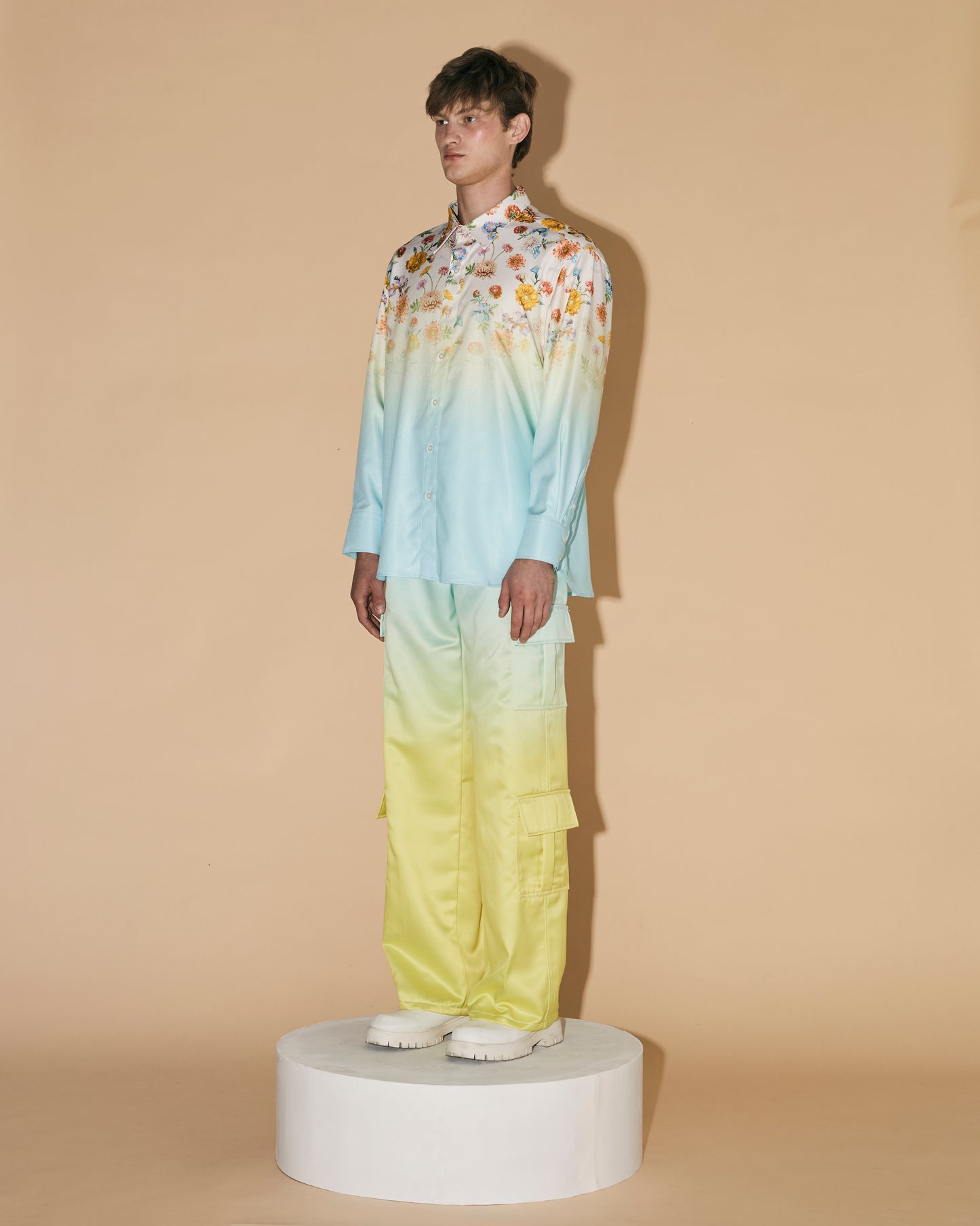 BLUE GRADATION SHIRT